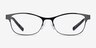 Armani Exchange AX1010 Shiny Black MetalEyeglass Frames from EyeBuyDirect, Front View