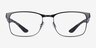 Ray-Ban RB8416 Black MetalEyeglass Frames from EyeBuyDirect, Front View