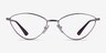 Vogue Eyewear VO4325 Light Violet MetalEyeglass Frames from EyeBuyDirect, Front View
