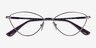 Vogue Eyewear VO4325 Light Violet MetalEyeglass Frames from EyeBuyDirect, Closed View