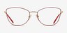 Vogue Eyewear VO4273 Top Red Gold MétalMontures de lunettes de vue d'EyeBuyDirect, Vue de Face
