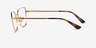 Vogue Eyewear VO4307 Gold Top Havana MétalMontures de lunettes de vue d'EyeBuyDirect, Vue de Côté
