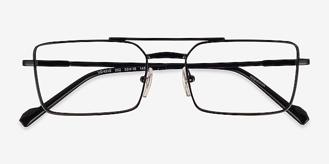 Vogue Eyewear VO4310 Black MetalEyeglass Frames from EyeBuyDirect, Closed View