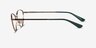 Vogue Eyewear VO4325 Light Brown MétalMontures de lunettes de vue d'EyeBuyDirect, Vue de Côté