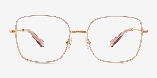 Swarovski SK1041 Gold MetalEyeglass Frames from EyeBuyDirect, Front View