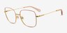 Swarovski SK1041 Doré MétalMontures de lunettes de vue d'EyeBuyDirect, Vue d'Angle