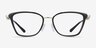 Michael Kors MK3102 Myrtle Beach Black MetalEyeglass Frames from EyeBuyDirect, Front View