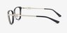 Michael Kors MK3102 Myrtle Beach Black MetalEyeglass Frames from EyeBuyDirect, Side View