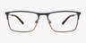 ARNETTE AN6155 Matte Blue MetalEyeglass Frames d'EyeBuyDirect, Vue de Face