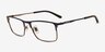 ARNETTE AN6155 Matte Blue MetalEyeglass Frames d'EyeBuyDirect, Vue d'Angle