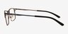 ARNETTE AN6155 Matte Blue MetalEyeglass Frames d'EyeBuyDirect, Vue de Côté