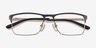 ARNETTE AN6155 Matte Blue MetalEyeglass Frames d'EyeBuyDirect, Vue Rapprochée