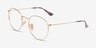 Ray-Ban RB3447V Round Arista Gold MetalEyeglass Frames from EyeBuyDirect, Angle View