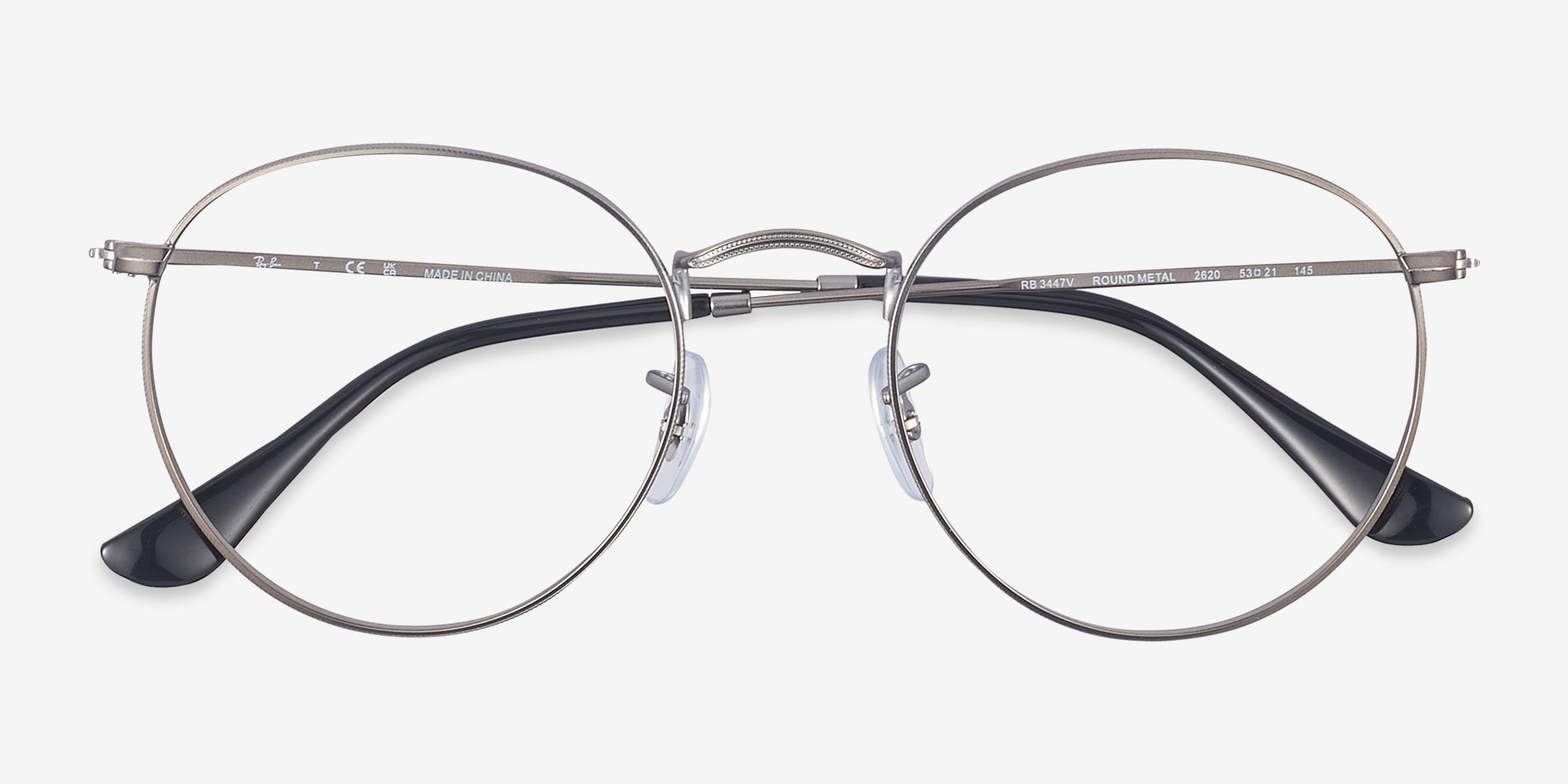 Ray Ban round lグレー RB3447v lumt04817_3.jpg