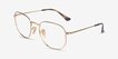 Ray-Ban RB6448 Arista Gold MetalEyeglass Frames from EyeBuyDirect, Angle View