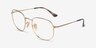 Ray-Ban RB6448 Arista Gold MetalEyeglass Frames from EyeBuyDirect, Angle View