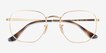 Ray-Ban RB6448 Arista Gold MetalEyeglass Frames from EyeBuyDirect, Closed View