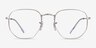 Ray-Ban RB6448 Argenté MétalMontures de lunettes de vue d'EyeBuyDirect, Vue de Face