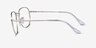 Ray-Ban RB6448 Argenté MétalMontures de lunettes de vue d'EyeBuyDirect, Vue de Côté
