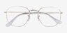 Ray-Ban RB6448 Argenté MétalMontures de lunettes de vue d'EyeBuyDirect, Vue Rapprochée