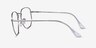 Ray-Ban RB6448 Gunmetal MétalMontures de lunettes de vue d'EyeBuyDirect, Vue de Côté