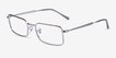 Ray-Ban RB6557 Gunmetal MetalEyeglass Frames from EyeBuyDirect, Angle View