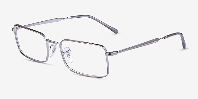 Ray-Ban RB6557 Gunmetal MetalEyeglass Frames from EyeBuyDirect, Angle View