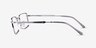 Ray-Ban RB6557 Gunmetal MétalMontures de lunettes de vue d'EyeBuyDirect, Vue de Côté