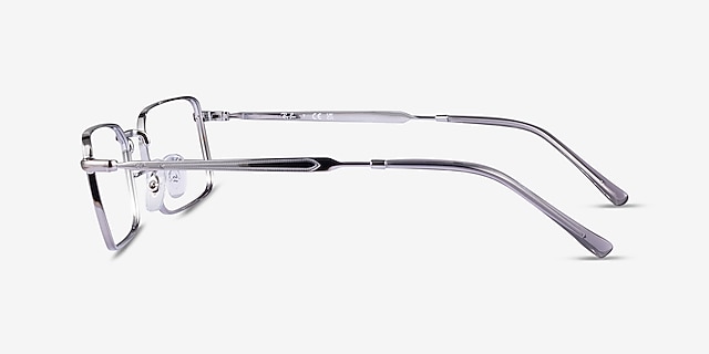 Ray-Ban RB6557 Gunmetal MetalEyeglass Frames from EyeBuyDirect, Side View