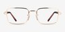 Ray-Ban RB6560 Arista Gold MetalEyeglass Frames d'EyeBuyDirect, Vue de Face