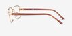 Ray-Ban RB6560 Arista Gold MetalEyeglass Frames from EyeBuyDirect, Side View