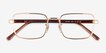 Ray-Ban RB6560 Arista Gold MetalEyeglass Frames from EyeBuyDirect, Closed View