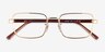 Ray-Ban RB6560 Arista Gold MetalEyeglass Frames d'EyeBuyDirect, Vue Rapprochée