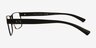 Armani Exchange AX1078 Matte Black MetalEyeglass Frames d'EyeBuyDirect, Vue de Côté