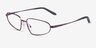 Oakley Neoastra Aubergine Metal MetalEyeglass Frames d'EyeBuyDirect, Vue d'Angle