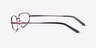 Oakley Neoastra Aubergine Metal MetalEyeglass Frames d'EyeBuyDirect, Vue de Côté