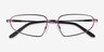 Oakley Neoastra Aubergine Metal MetalEyeglass Frames d'EyeBuyDirect, Vue Rapprochée