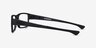 Oakley Airdrop Satin Black PlasticEyeglass Frames from EyeBuyDirect, Side View