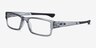 Oakley Airdrop Gray Shadow PlasticEyeglass Frames from EyeBuyDirect, Angle View