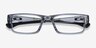 Oakley Airdrop Gray Shadow PlasticEyeglass Frames from EyeBuyDirect, Closed View