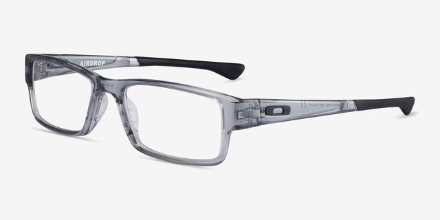 Oakley Airdrop Gray Shadow PlasticEyeglass Frames from EyeBuyDirect, Angle View