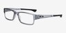 Oakley Airdrop Gray Shadow PlasticEyeglass Frames from EyeBuyDirect, Angle View