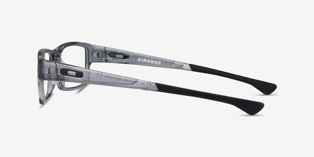 Oakley Airdrop Gray Shadow PlasticEyeglass Frames from EyeBuyDirect, Side View