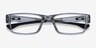 Oakley Airdrop Gray Shadow PlasticEyeglass Frames from EyeBuyDirect, Closed View
