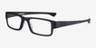 Oakley Airdrop Satin Black PlasticEyeglass Frames from EyeBuyDirect, Angle View