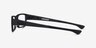 Oakley Airdrop Satin Black PlasticEyeglass Frames from EyeBuyDirect, Side View