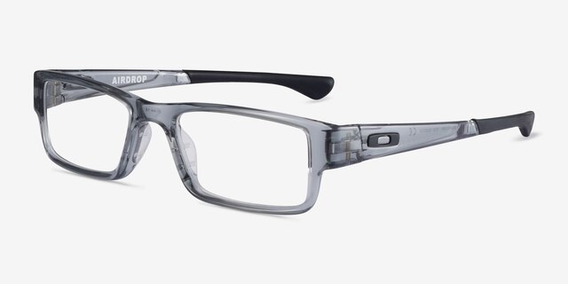 Oakley Airdrop Gray Shadow PlasticEyeglass Frames from EyeBuyDirect, Angle View