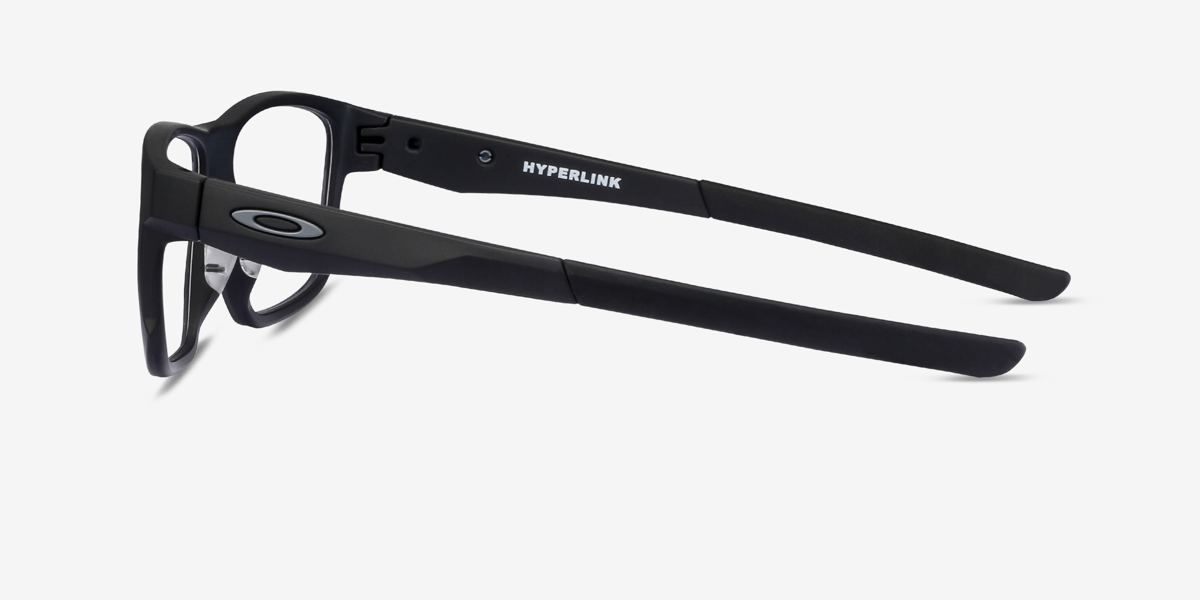 Oakley Hyperlink - Rectangle Satin Black Frame Glasses For Men ...