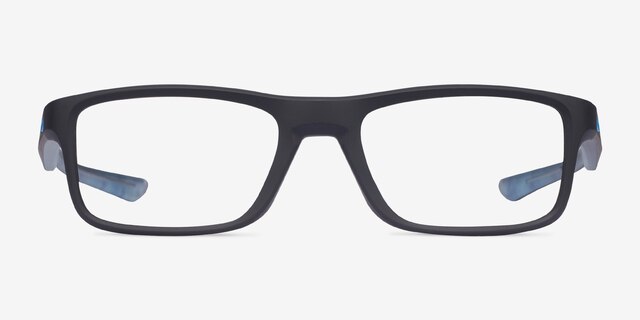 Oakley Plank 2.0 Satin Black PlasticEyeglass Frames from EyeBuyDirect, Front View