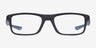 Oakley Plank 2.0 Satin Black PlasticEyeglass Frames from EyeBuyDirect, Front View